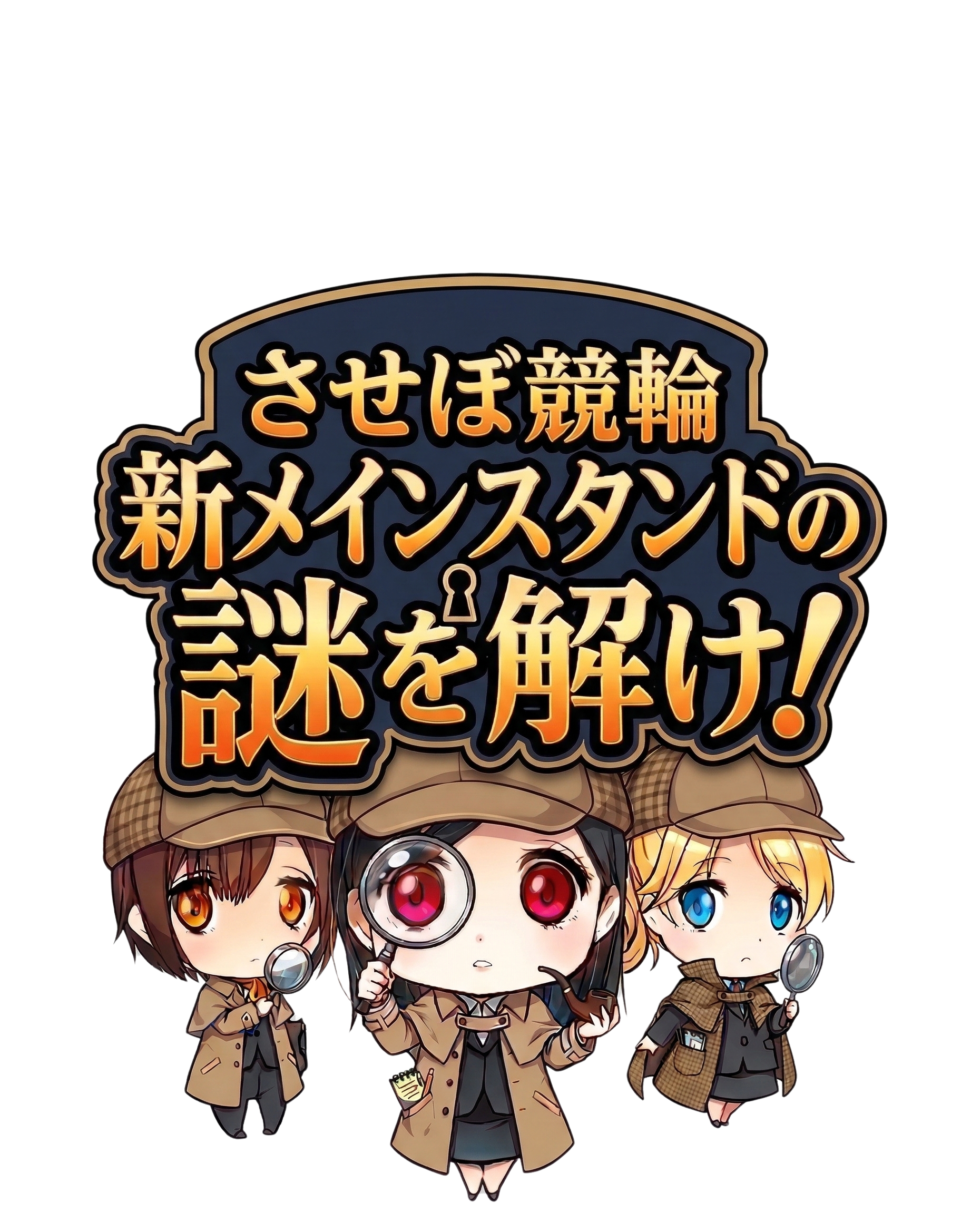 させぼ競輪 新メインスタンドの謎を解け！メインビジュアル
