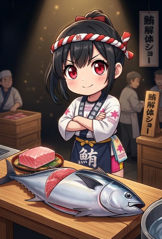 マグロ解体ショー